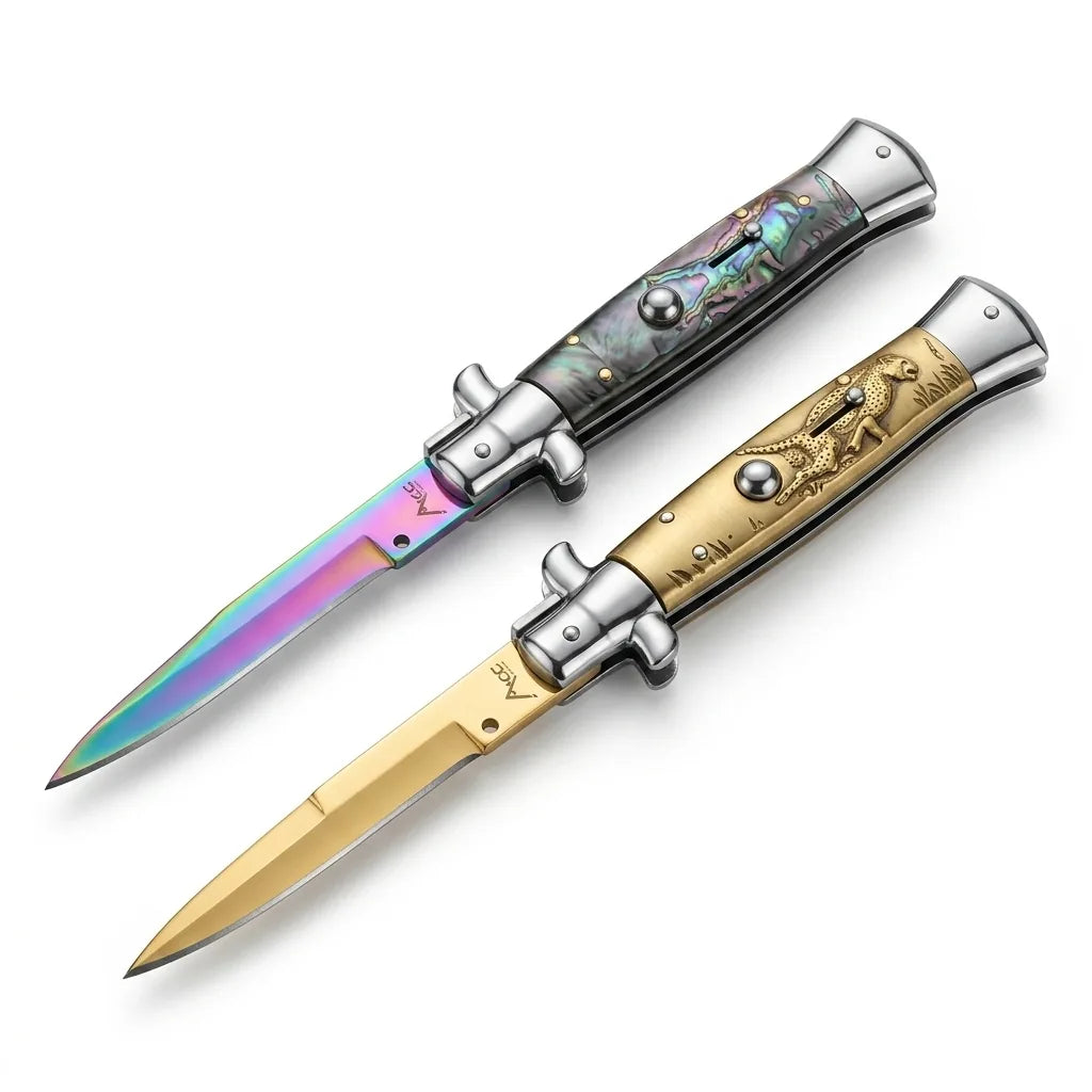 Spring Automatic Knife Zhahu Collectible OTF Gift - 4766