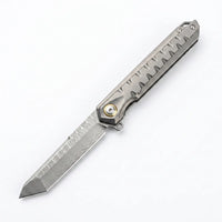 Damascus Folding Knife Thund EDC Collectible Gift - 6191