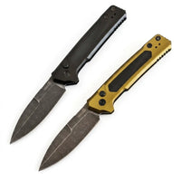 OTF Stiletto Knife 7205 Side Jump Pocket Spring Steel - 7257