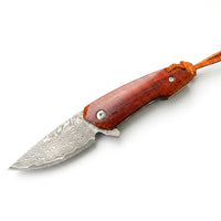 Damascus Folding Knife VG10  EDC Collectible Gift - 5557