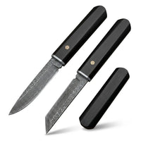 Damascus Straight Knife Da M Collectible Fixed Blade - 5678