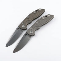 OTF Stiletto Knife XM18 侧跳 钛合金折叠刀 Pocket Spring Steel - 6101