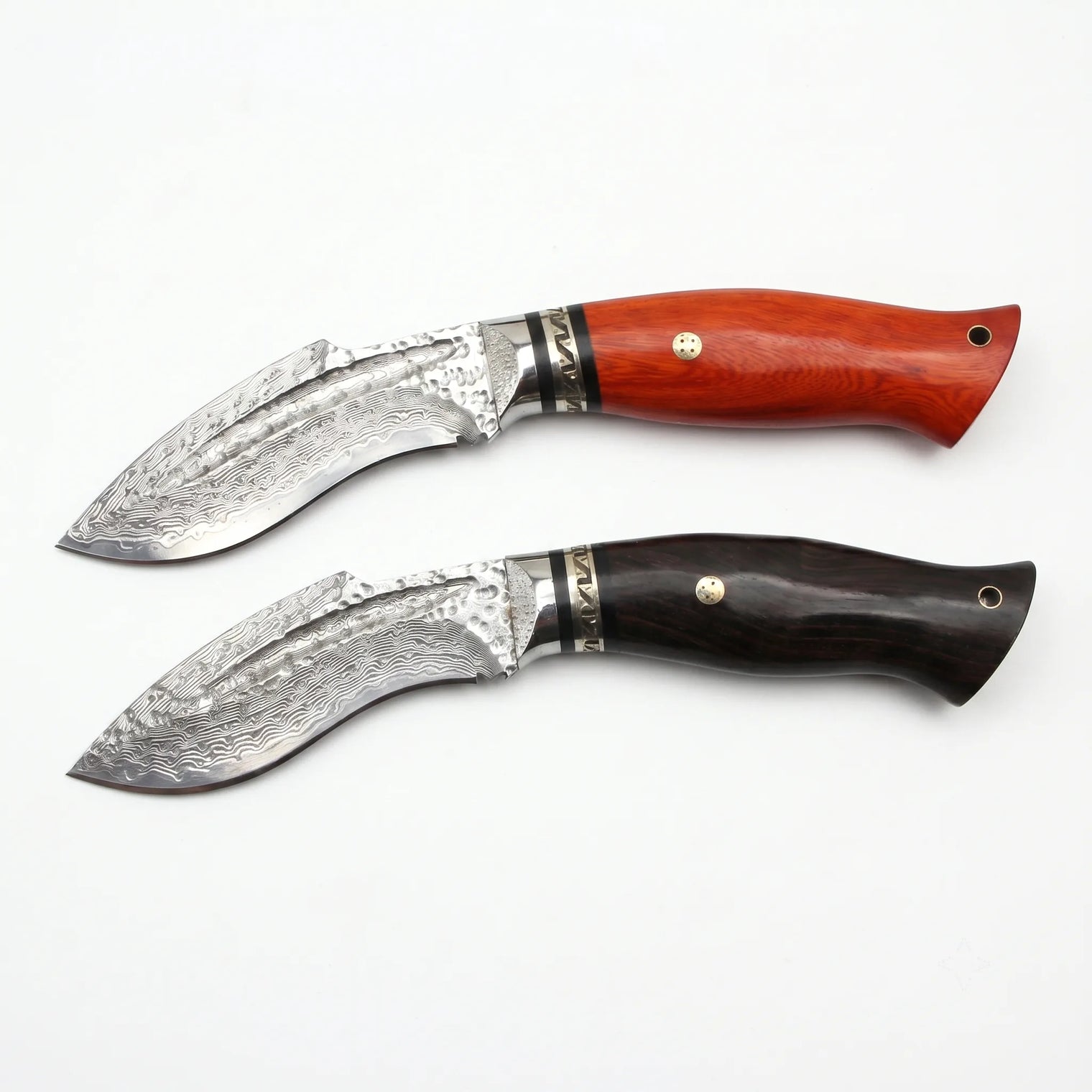 Damascus VG10 Fixed Blade Knife Outdoor EDC Tengu - 4132