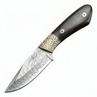 Damascus VG10 Outdoor Fixed Blade Knife Ashima - 5074
