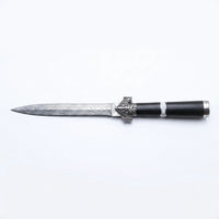 Damascus Mini Katana Display Knife EDC Samurai - 4399