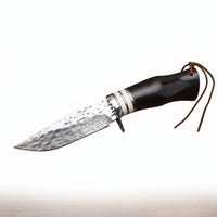Damascus Hunting Fixed Blade Knife Outdoor EDC - 4409