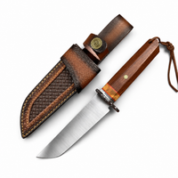 Damascus Outdoor Fixed Blade: Yamatai Tactical Pocket Knife 6884 – Outdoor Camping, EDCHandcrafted Knife, Collectible, Gift, Display, Artistic Forged Gift Edition, Outdoor Handcrafted