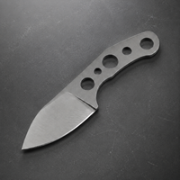 Damascus Outdoor Fixed Blade EDC Small Knife (Orange Heart) 7305 Outdoor Camping EDC Handcrafted Knife Collectible Gift Display-Grade Artfully Forged Gift Edition Outdoor