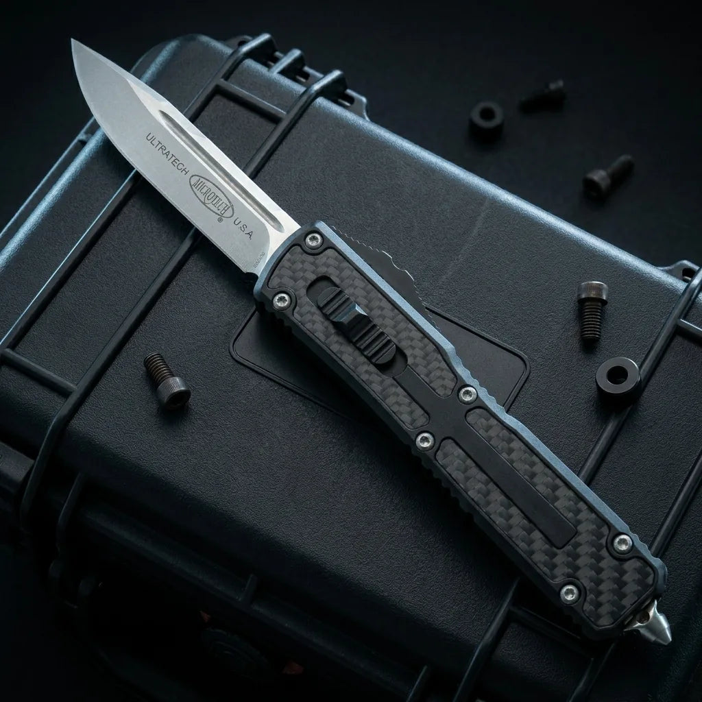 Spring Automatic Knife Micro Collectible OTF Gift - 6618