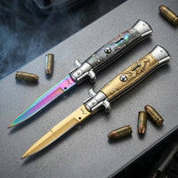 Spring Automatic Knife Zhahu Collectible OTF Gift - 4766