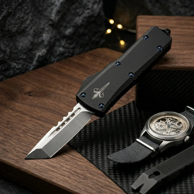 Spring Automatic Knife Micro Collectible OTF Gift - 6740
