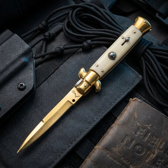 Spring Automatic Knife 9-Inc Collectible OTF Gift - 3434