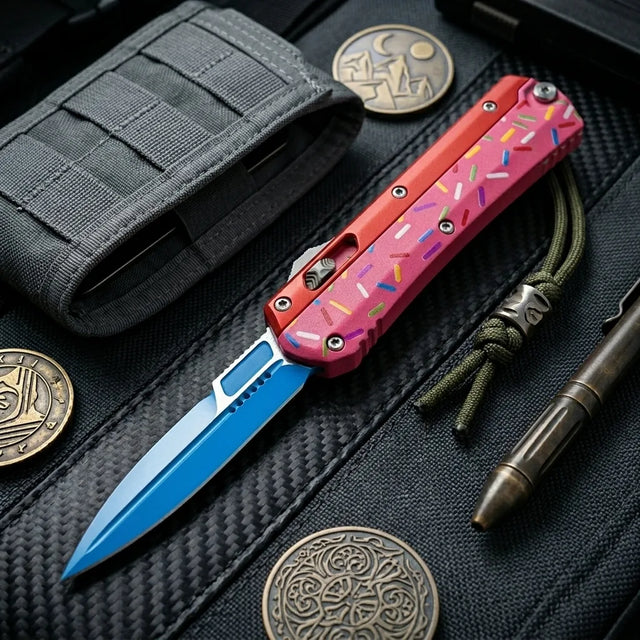 Spring Automatic Knife Micro Collectible OTF Gift - 6943