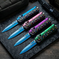 Spring Automatic Knife Micro Collectible OTF Gift - 6954