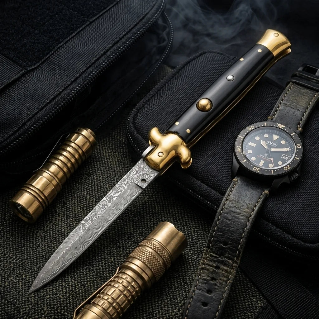 Spring Automatic Knife Damas Collectible OTF Gift - 5617