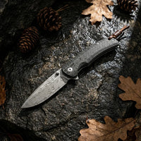 Damascus Folding Knife VG10  EDC Collectible Gift - 5660