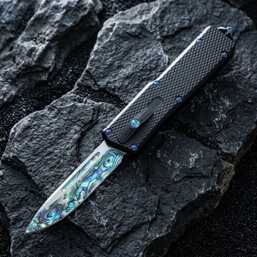 Spring Automatic Knife Micro Collectible OTF Gift - 6559
