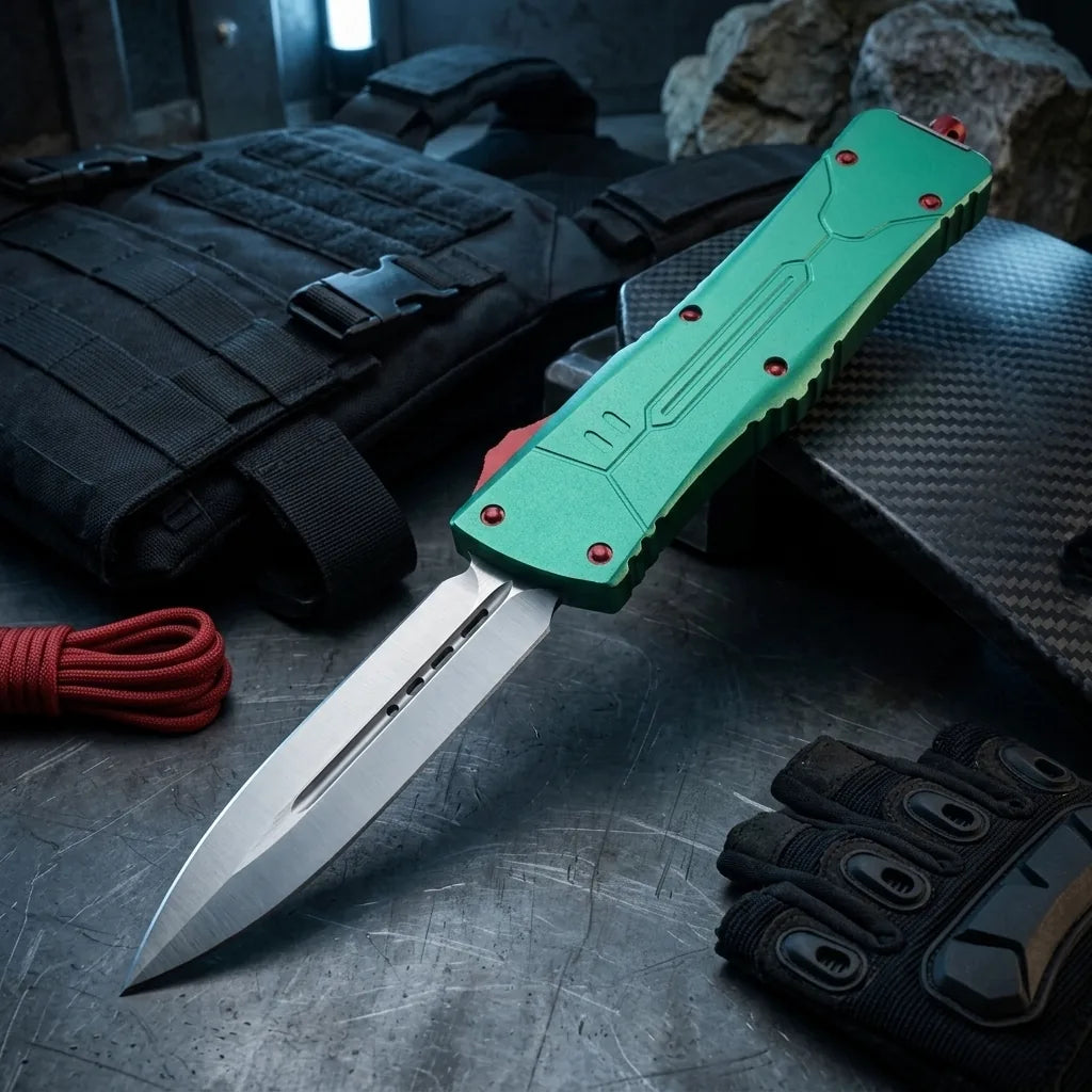 Spring Automatic Knife Ameri Collectible OTF Gift - 6494