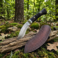 Damascus Straight Knife Stee Collectible Fixed Blade - 5179