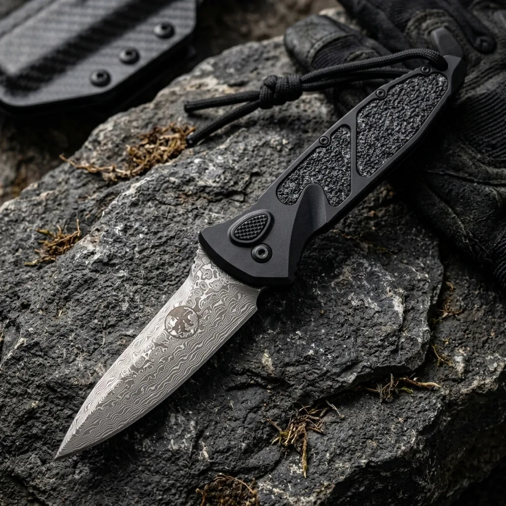 Spring Automatic Knife Micro Collectible OTF Gift - 6147