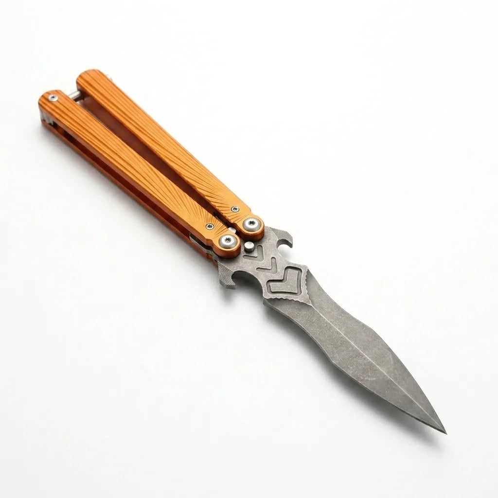 Balisong Butterfly Knife New Flip Trick Collectible - 6174