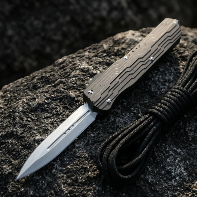 Spring Automatic Knife Micro Collectible OTF Gift - 4444