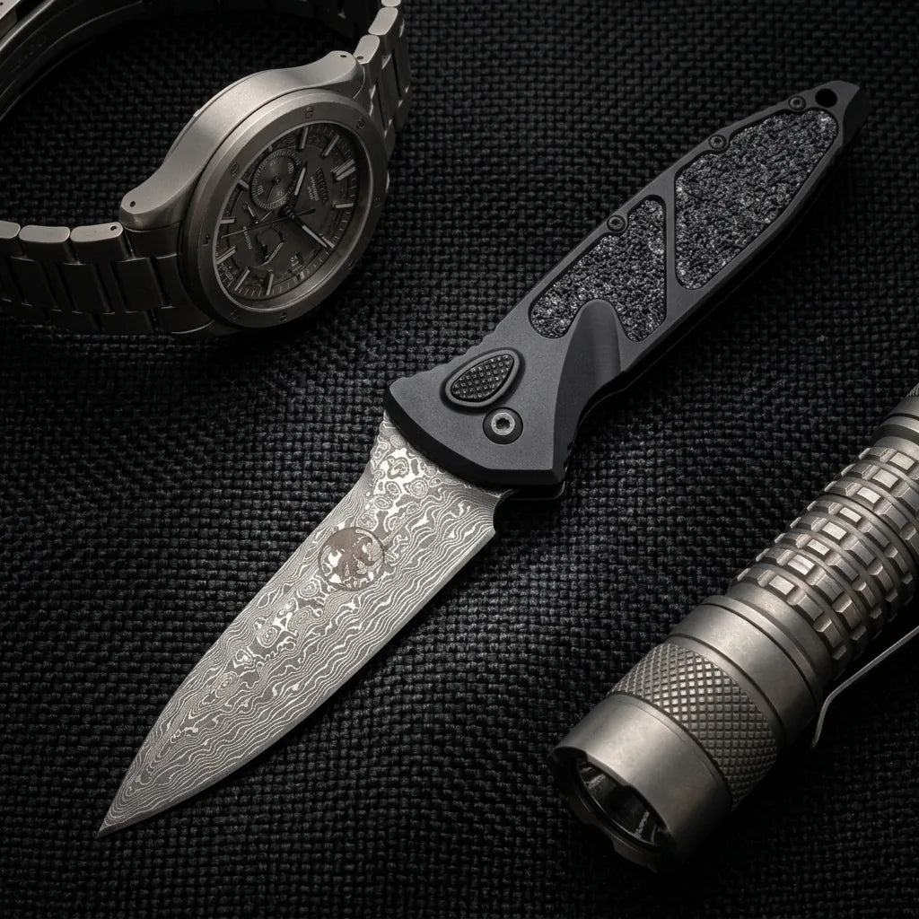 Spring Automatic Knife Micro Collectible OTF Gift - 6147