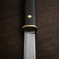 Damascus Straight Knife Equa Collectible Fixed Blade - 5760
