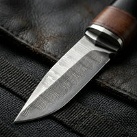 Damascus Straight Knife Prod Collectible Fixed Blade - 5447