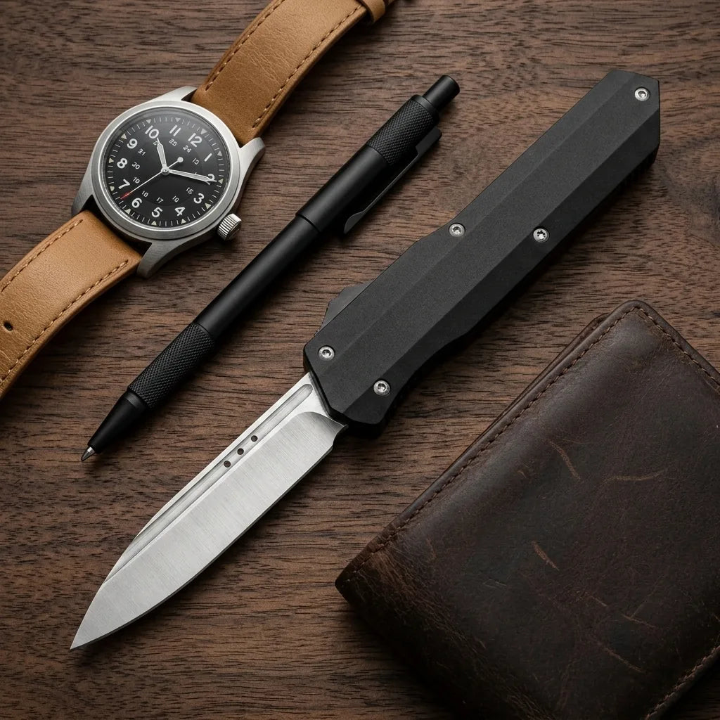 Spring Automatic Knife Micro Collectible OTF Gift - 5203