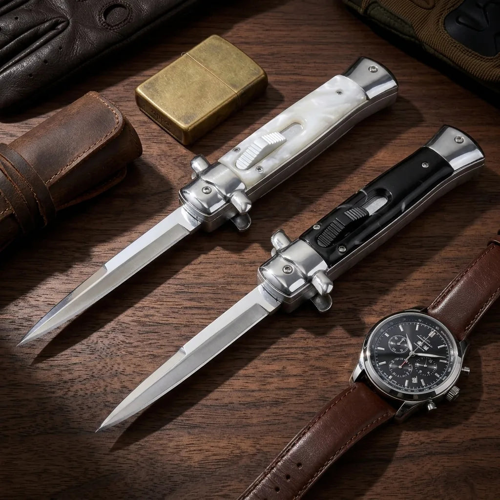Spring Automatic Knife 9-inc Collectible OTF Gift - 4777
