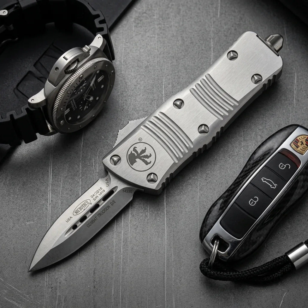 Spring Automatic Knife Micro Collectible OTF Gift - 5419