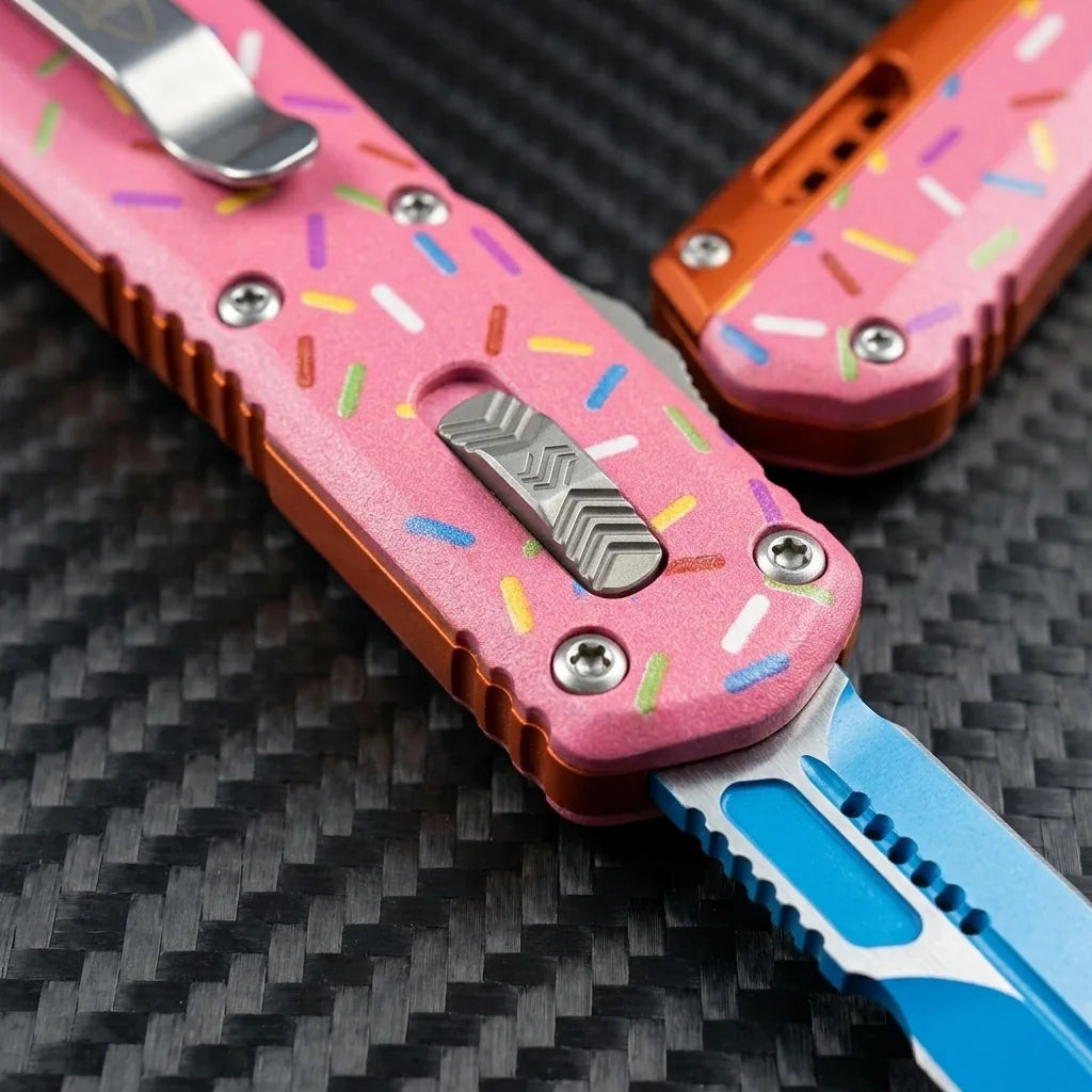 Spring Automatic Knife Micro Collectible OTF Gift - 6943