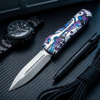 Spring Automatic Knife Micro Collectible OTF Gift - 7157