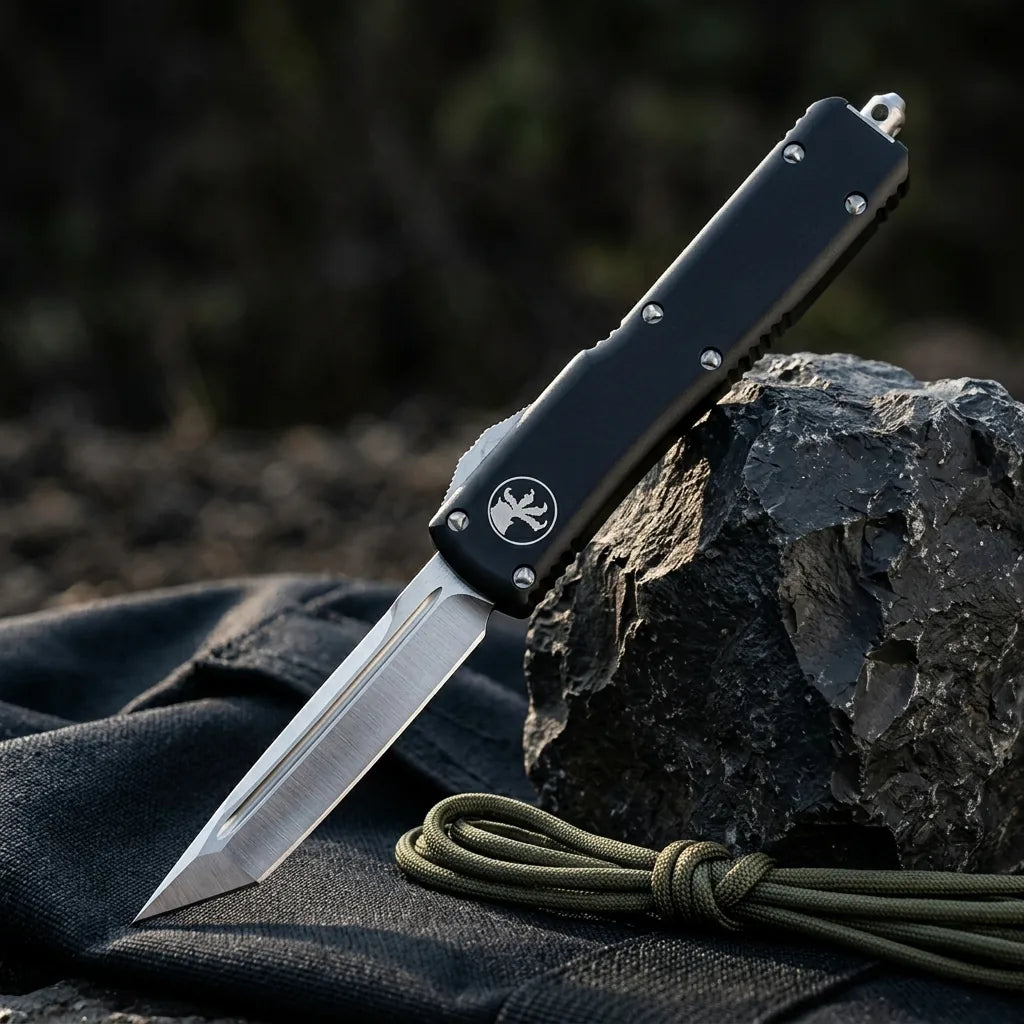 Spring Automatic Knife Micro Collectible OTF Gift - 6833