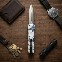 Spring Automatic Knife Micro Collectible OTF Gift - 7158