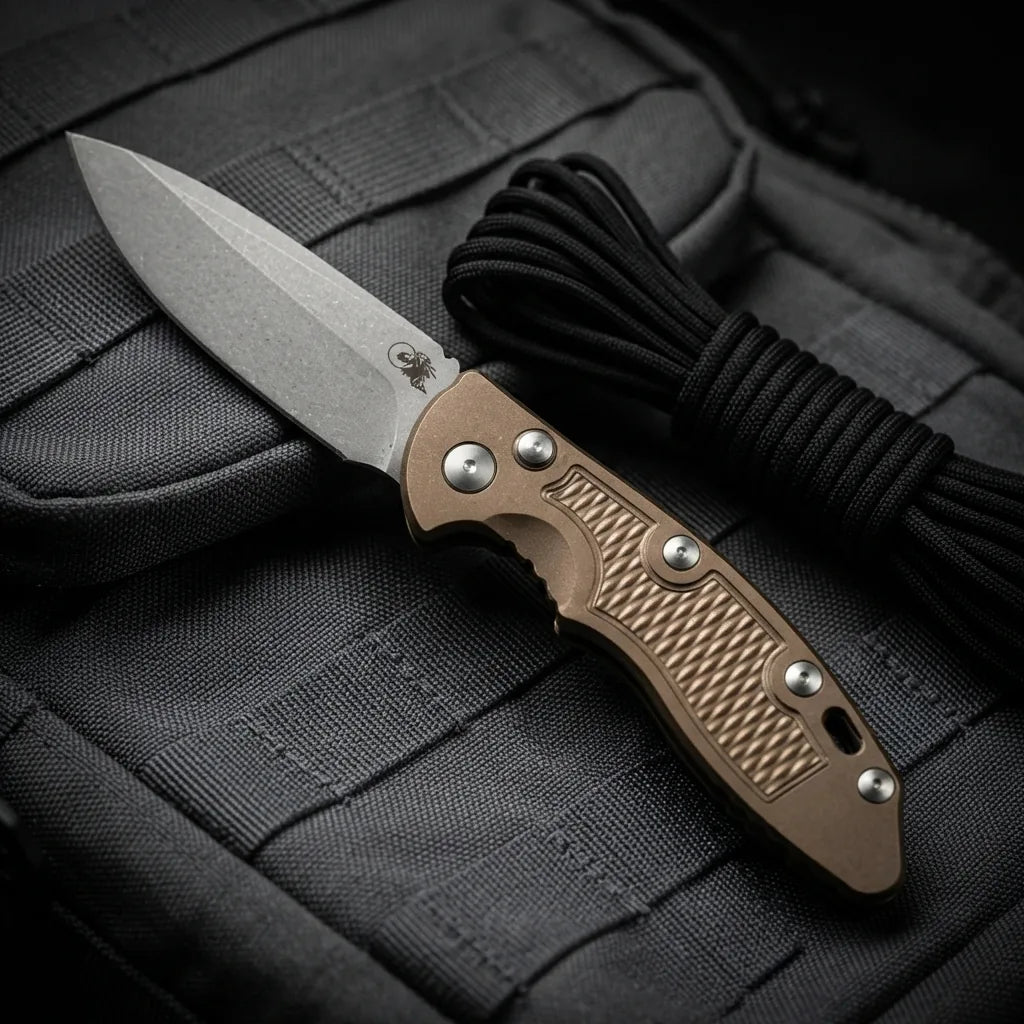 OTF Stiletto Knife XM18 辛德勒侧跳刀 Collectible OTF Gift - 6613