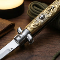 Spring Automatic Knife Zhahu Collectible OTF Gift - 4258