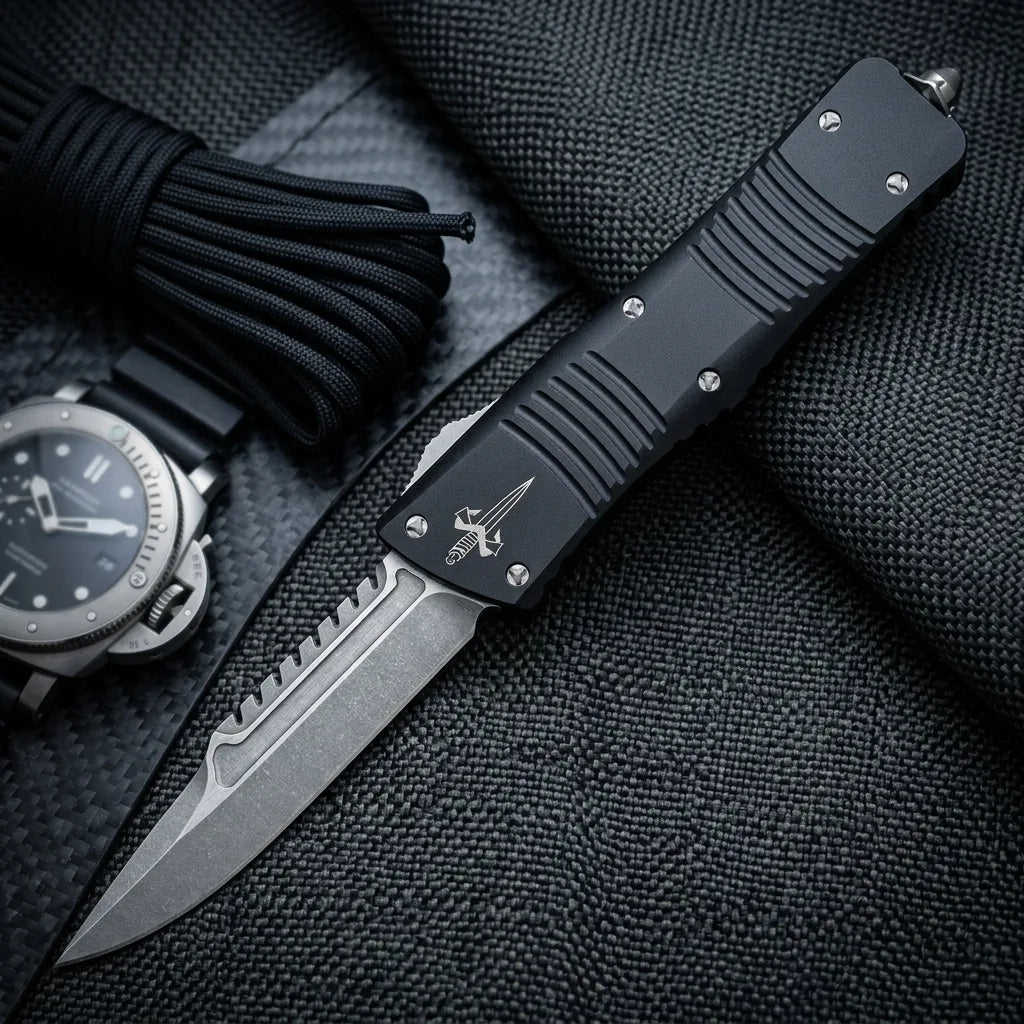 Spring Automatic Knife Micro Collectible OTF Gift - 4180