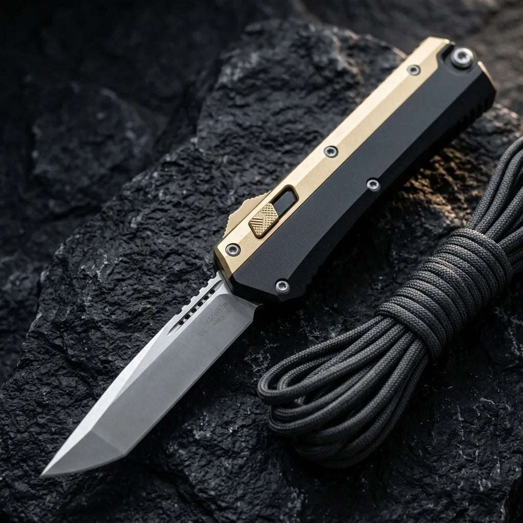 Spring Automatic Knife Micro Collectible OTF Gift - 6851
