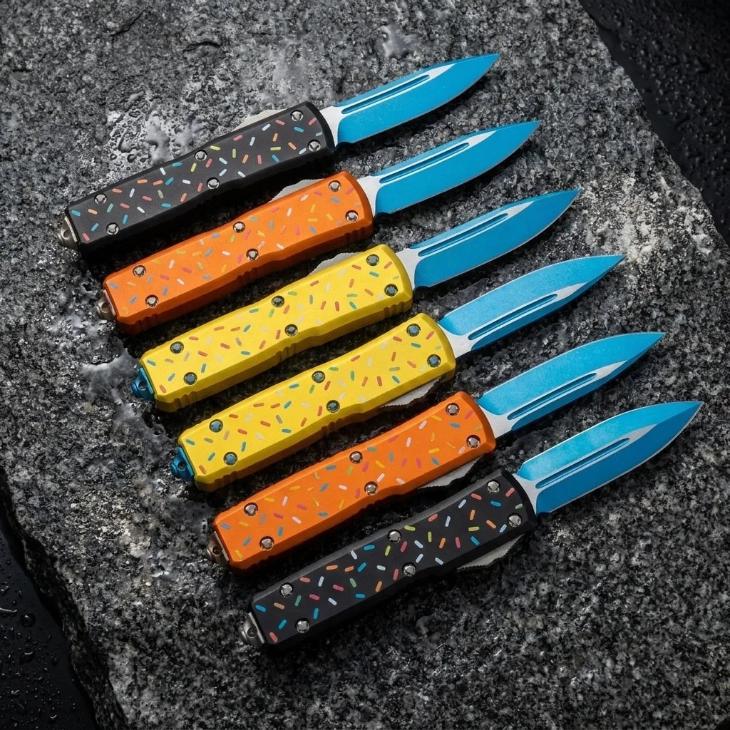 Spring Automatic Knife Micro Collectible OTF Gift - 6947