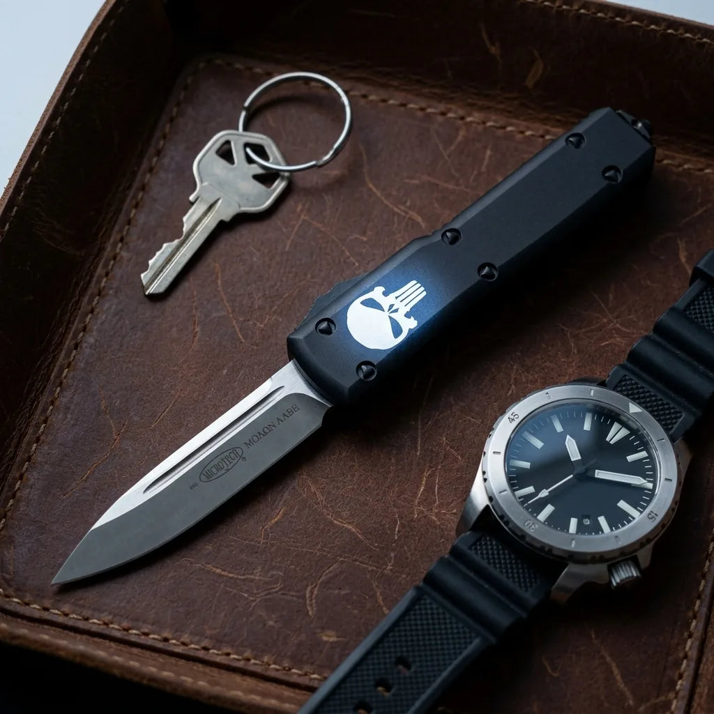 Spring Automatic Knife Ameri Collectible OTF Gift - 7212