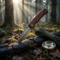 Damascus Folding Knife KJ-03 EDC Collectible Gift - 4297