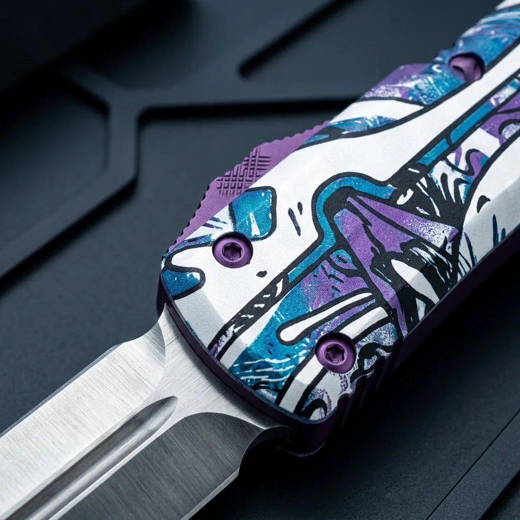 Spring Automatic Knife Micro Collectible OTF Gift - 7157