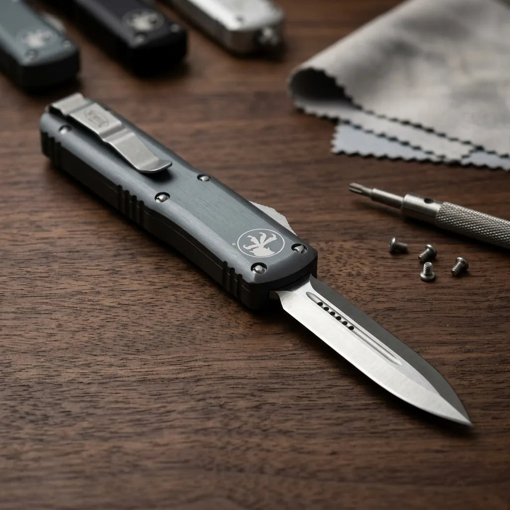 Spring Automatic Knife Micro Collectible OTF Gift - 6835