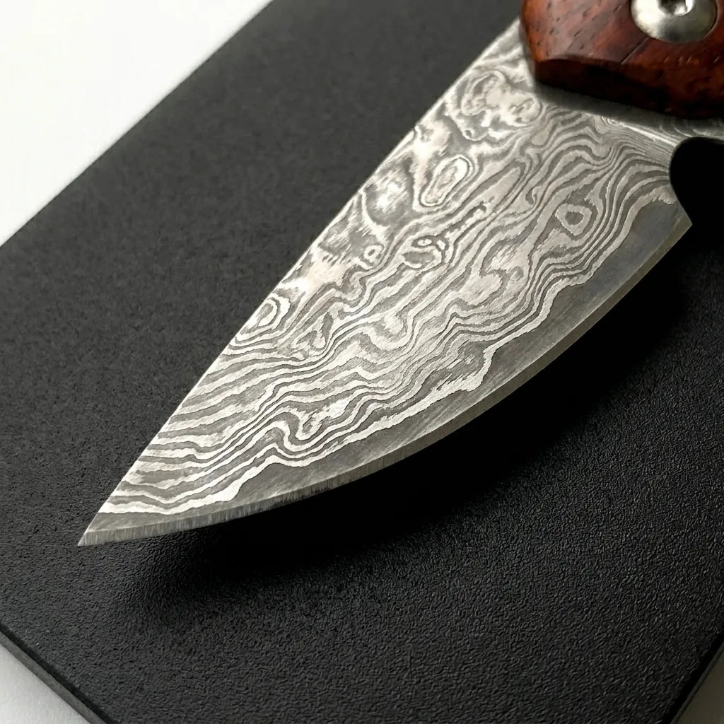 Damascus Folding Knife VG10  EDC Collectible Gift - 5557