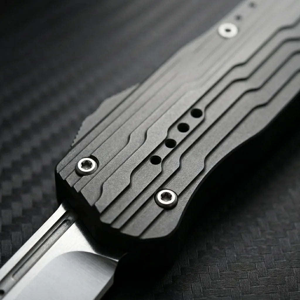 Spring Automatic Knife Micro Collectible OTF Gift - 4444