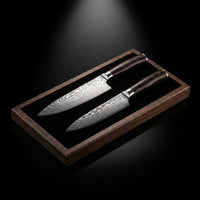 Damascus Straight Knife V G1 Collectible Fixed Blade - 5776