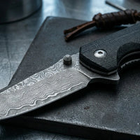 Damascus Folding Knife 110-L EDC Collectible Gift - 5803