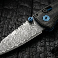 Damascus Folding Knife BENCH EDC Collectible Gift - 6502